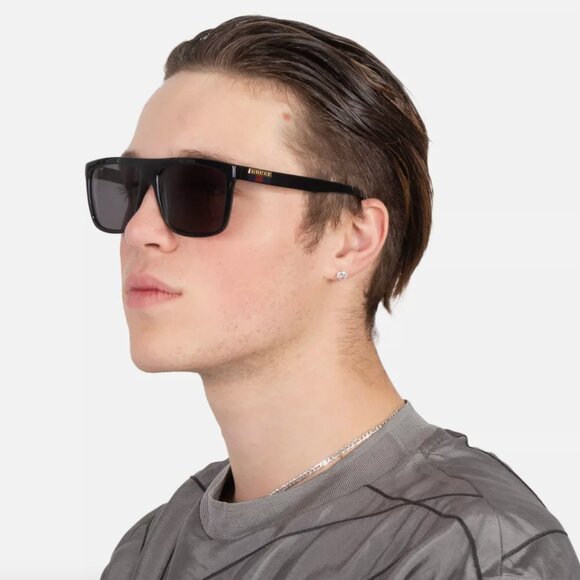 Gucci Grey Browline Men's Italy Sunglasses New With Full Box - Picture 3 of 6